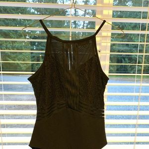 Black lacey bodysuit